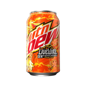 Mountain Dew Live Wire Orange Soda (355 ml)