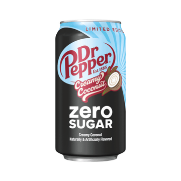 Dr Pepper Creamy Coconut Zero Sugar Soda (355 ml)