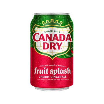 Canada Dry Fruit Splash Cherry Ginger Ale (355 ml)