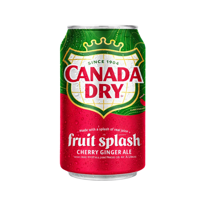 Canada Dry Fruit Splash Cherry Ginger Ale (355 ml)