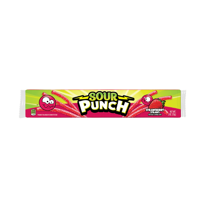 Sour Punch Strawberry Straws