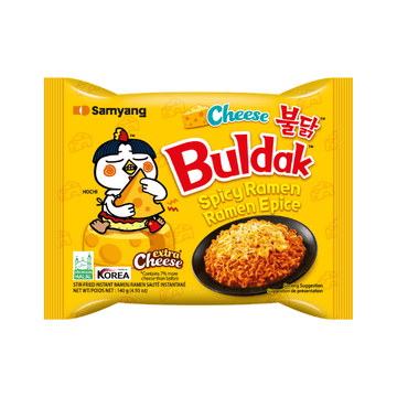 Samyang Buldak Cheese Stir Fried Artificial Chicken Noodles (135 g)