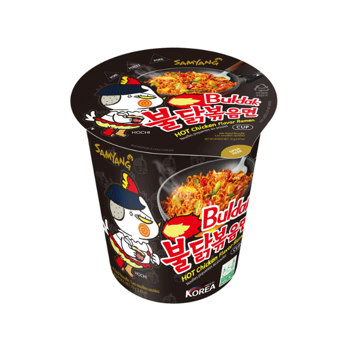 Samyang Buldak Hot Artificial Chicken Fire Noodles Cup (80 g)