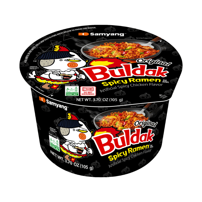Samyang Buldak Hot Artificial Chicken Fire Noodles Bowl (105 g)