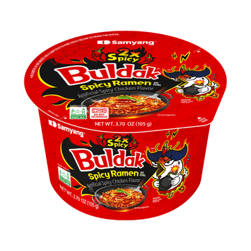Samyang Buldak 2x Spicy Artificial Chicken Noodles Bowl (105 g)