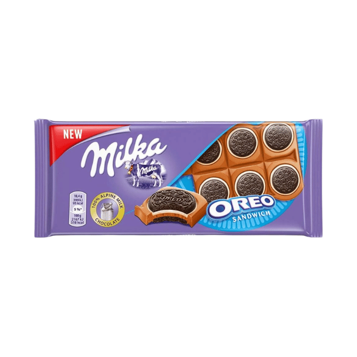Milka Oreo Chocolate Bar (100 g)