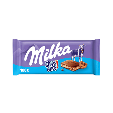 Milka Chips Ahoy! Chocolate Bar (100 g)