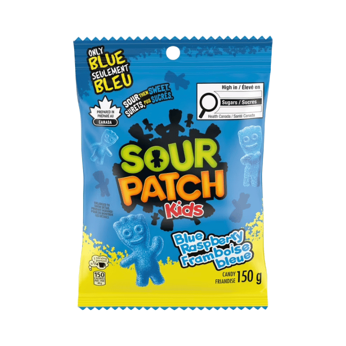 Sour Patch Blue Raspberry Candy