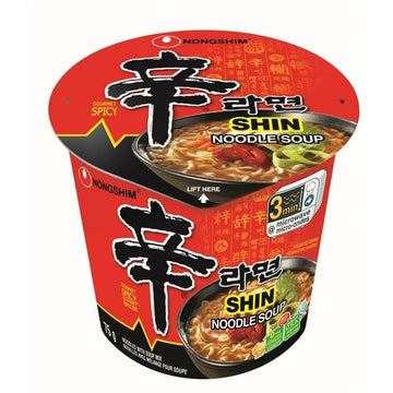 Nongshim Shin Spicy Noodle Soup Cup (75 g)