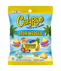 Calypso Lemonade Favourite Mix Sour Wedges Candy 127g (US)