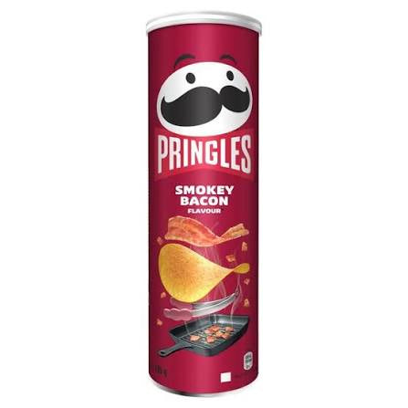 Pringles Smoky Bacon 185g (Europe)