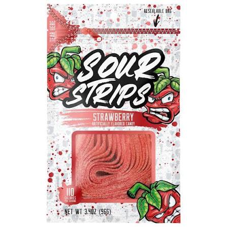 Sour Strips Strawberry 96g (US)