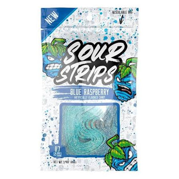 Sour Strips Blue Raspberry 96g (US)
