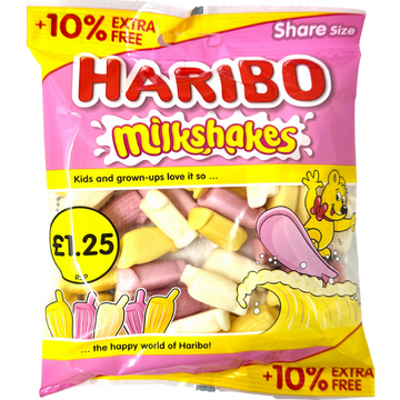 Haribo Milkshakes 140g (UK)