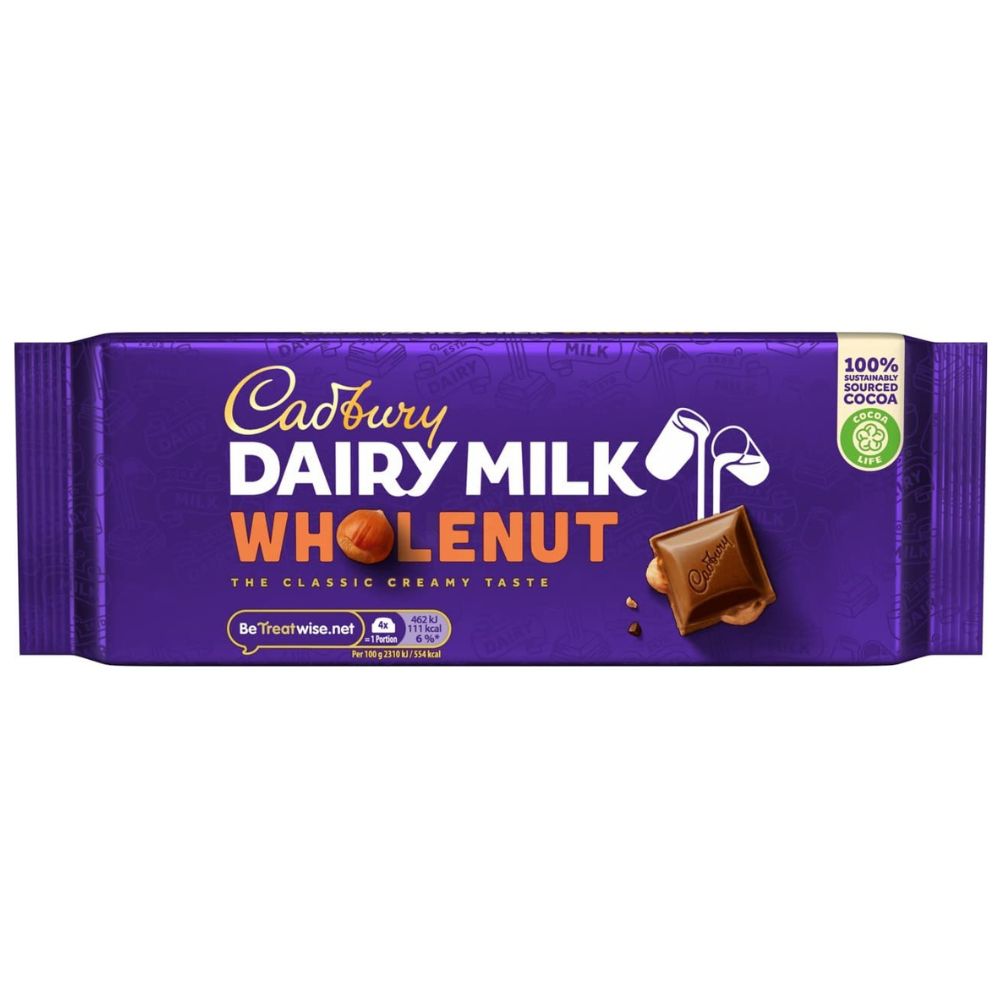 Cadbury Dairy Milk Wholenut 96g (UK)
