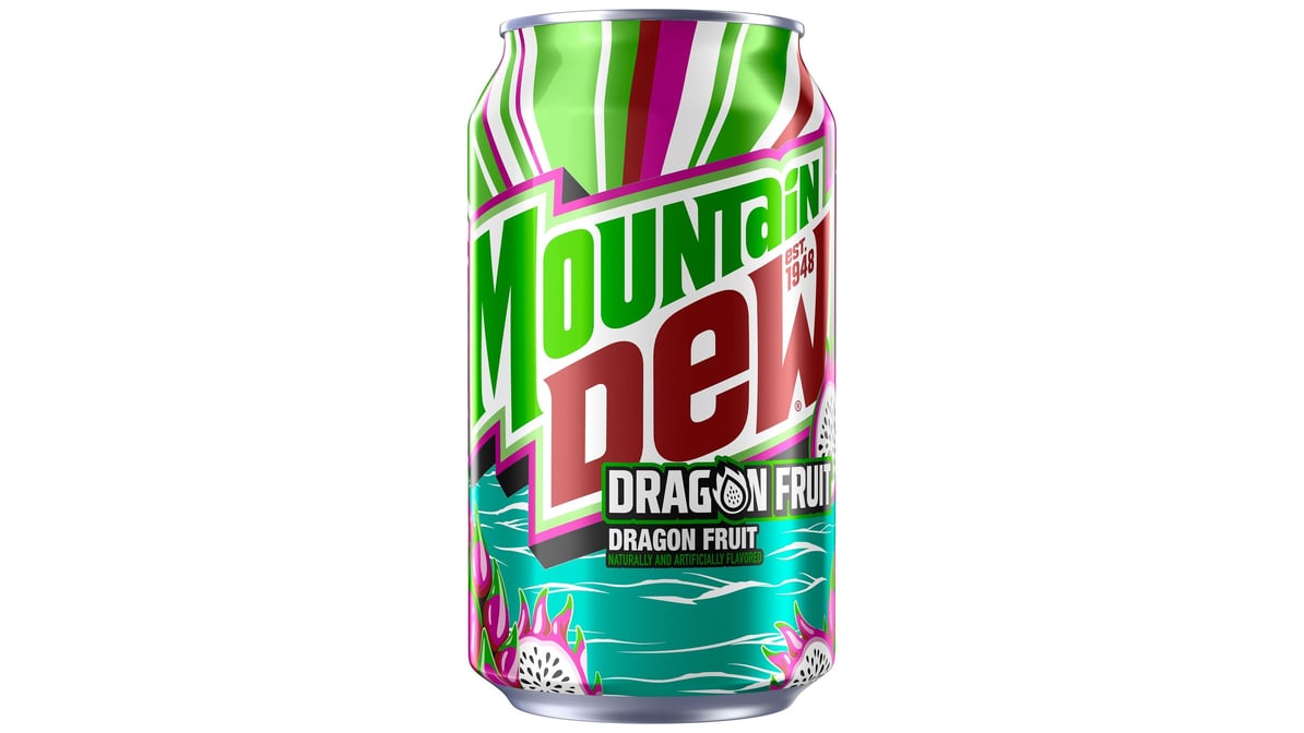 Mountain Dew Dragon Fruit Soda 355 ml (US)