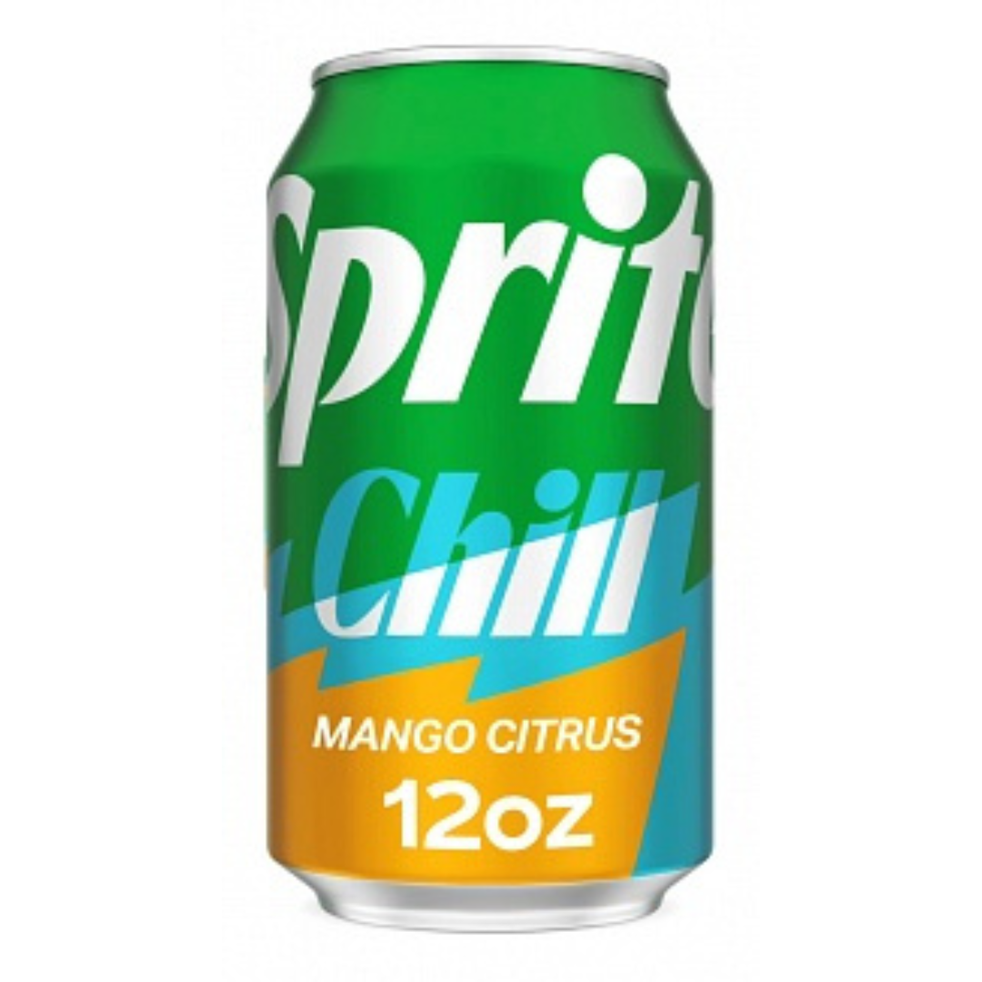 Sprite Chill Mango Citrus Soda 355ml (US)