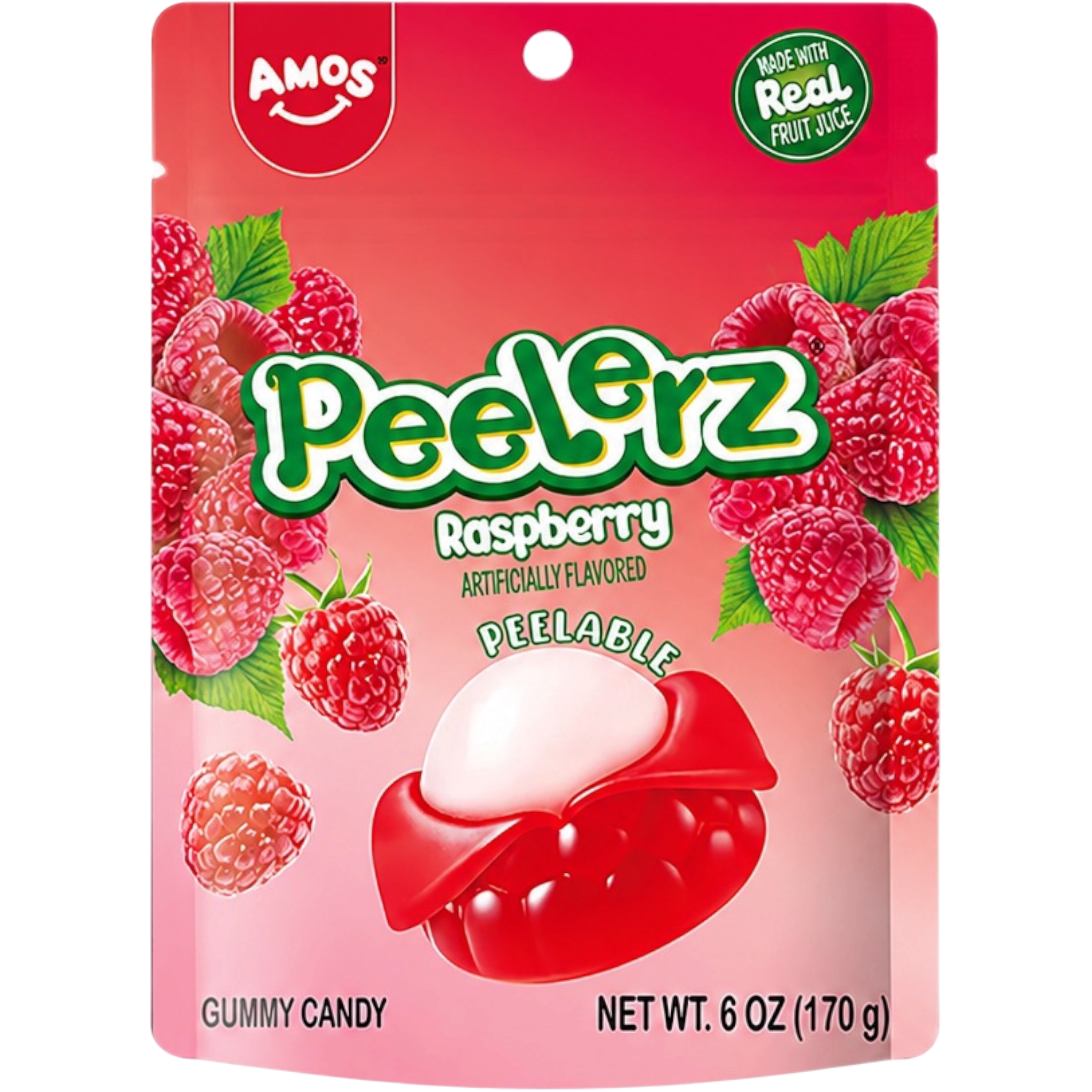 Amos Peelerz Raspberry 170g (China)