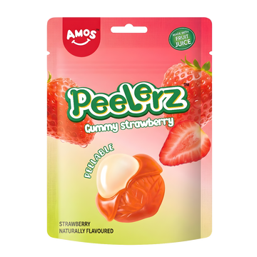 Amos Peelerz Strawberry Gummy Candy 170g (China)