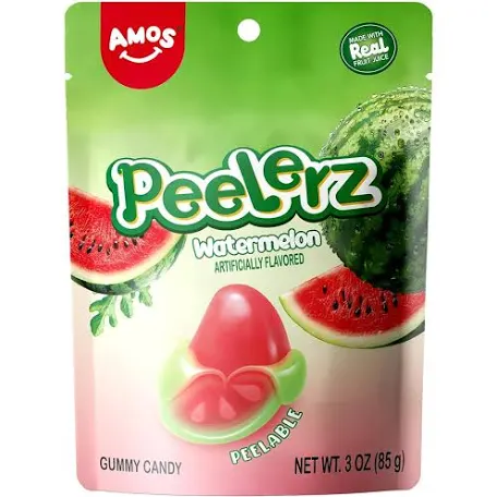 Amos Peelerz Watermelon Gummy Candy (170 g)