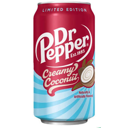 Dr Pepper Creamy Coconut Soda 355ml (US)