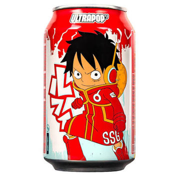 Ultra Pop Soda Luffy Strawberry Lemon Sparkling Soda 330ml (Europe)